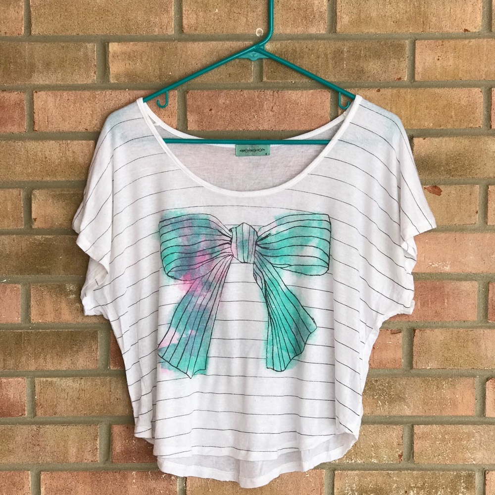 Watercolor Bow tie Shirt